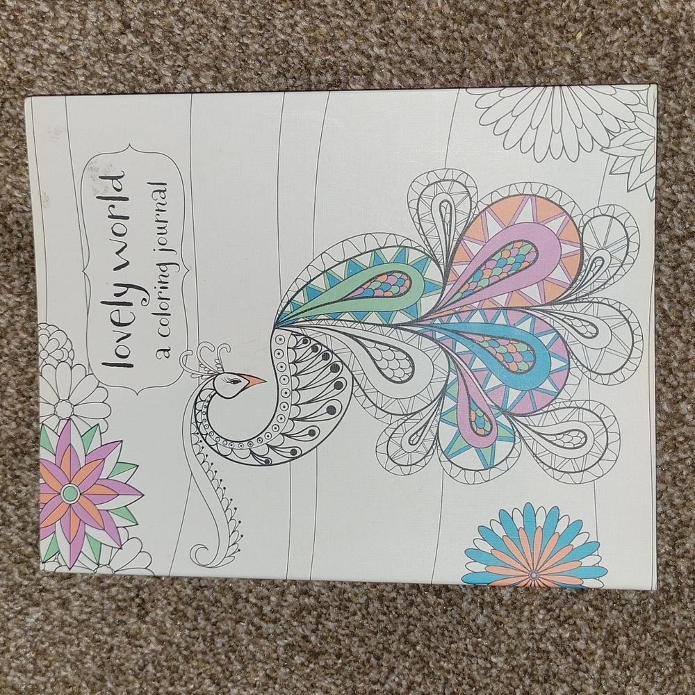 Lovely world a coloring journal